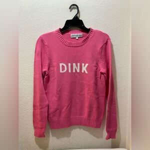Ellsworth + Ivey crewneck sweater women pink “DINK” size S